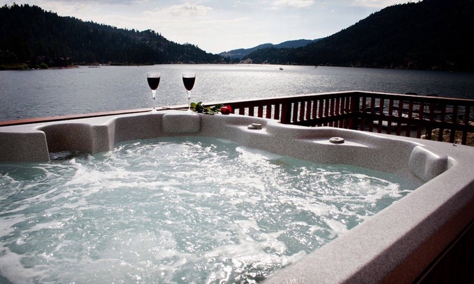 Boulder Bay Cabin | Spectacular Lakefront With Hot Tub And Dock At A Spectacular Price!