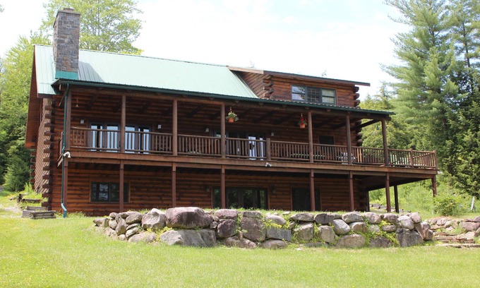 Chestertown Cabin | Spectacular Lakefront Cabin on 12 acres on Friends Lake