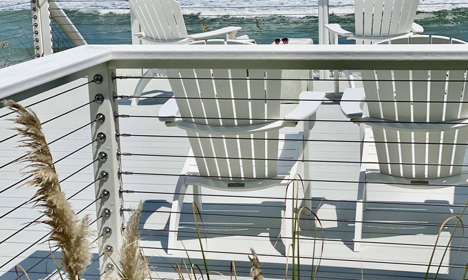 Bethune Beach House | Spectacular New Smyrna Oceanfront Private Home- Charming,Pristine and Bright!