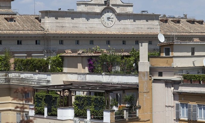 Rione VIII Sant'Eustachio Apartment | Spectacular Penthouse with two private terraces, Pantheon view, St. Peter's view