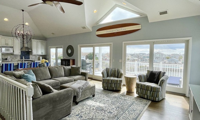 Dover Beaches North House | Spectacular unobstructed open bay views to enjoy from every level!