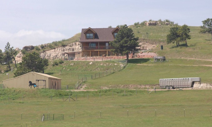 Dawes County Cabin | Spectacular views from beautiful, spacious log cabin in Nebraska National Forest