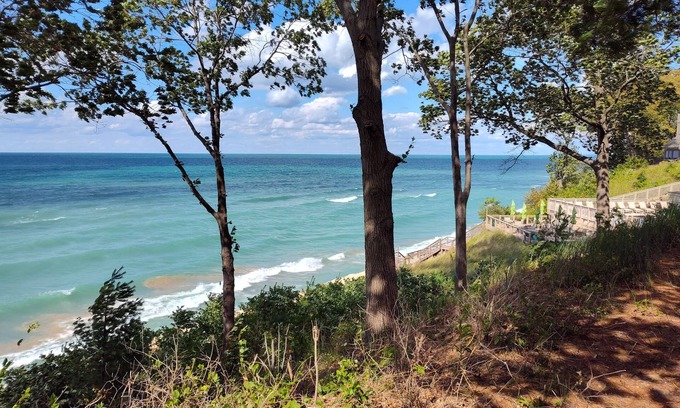 New Buffalo House | Spectacular Views over Lake Michigan from Luxury 2BR/2.5BA Townhome on Sand Dune