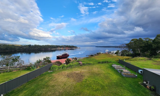 West Coast Tasmania House | Spectacular views of Macquarie Harbour from your very own private deck!