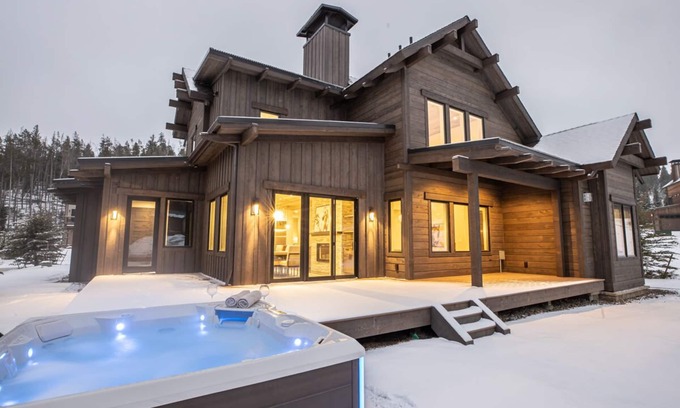 Spanish Peaks House | Spend Holidays in Big Sky! New, Ski-in/Ski-out Development! Hot Tub! Fireplace!