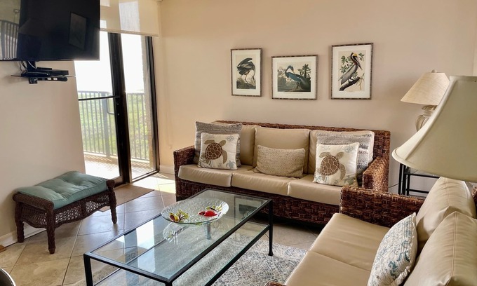 South Padre Island Condo | SPI Ocean View Condo Next to Beach Park @ Isla Blanca/Schlitterbahn Water Park
