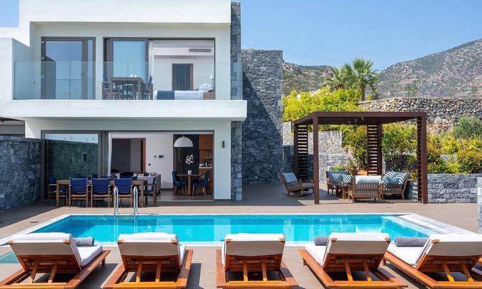 Stalida Villa | Splendid Crete Villa | Villa Serafina | 3 Bedrooms | Private Heated Pool |.