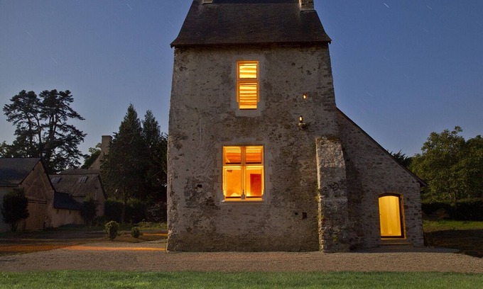 Saint-Brice House | St Michael's Tower on the site of the former Cistercian Abbey Bellebranche
