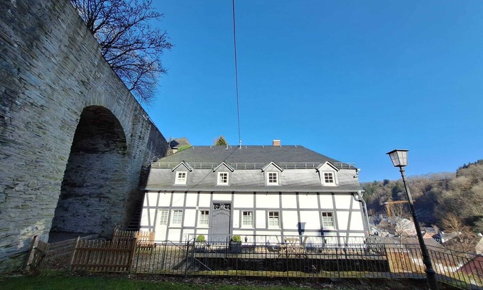 Monschau Condo | Stachelburg - apartment with fireplace room- apartment with terrace