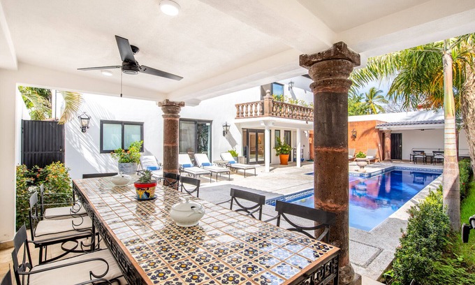 Puerto Vallarta Villa | Staffed Luxury Villa, Central PV, 2 Pools, Fine Art & Breakfast Included!