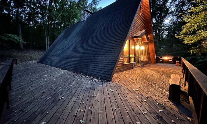 Etters Cabin | Star Gazer Luxury A-Frame Wood Cabin. Near York/Harrisburg/Hershey/Lancaster