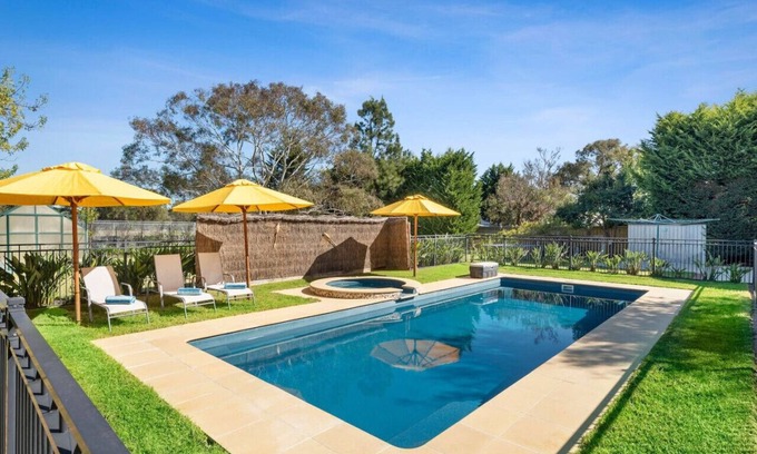 Drysdale House | Station House - Pool - on the Bellarine Rail Trail