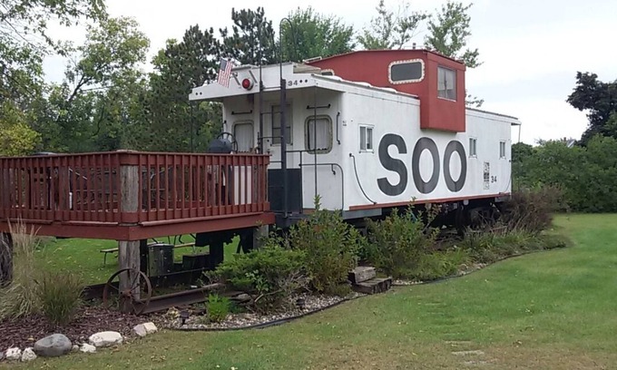 Sparta Cabin | Stay aboard a Caboose!