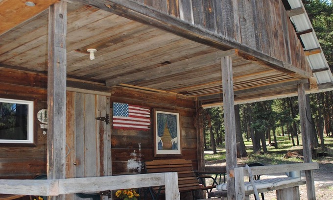 Libby Cabin | Stay at the Ol' Bock Place. Ability to work remotely.