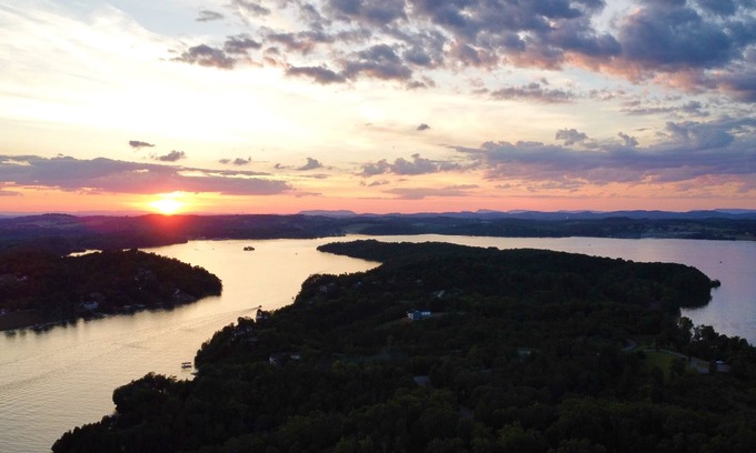 Sevierville Cabin | STAY HERE! 2 Homes sleep up to 28! Private cove 2 docks and personal boat launch