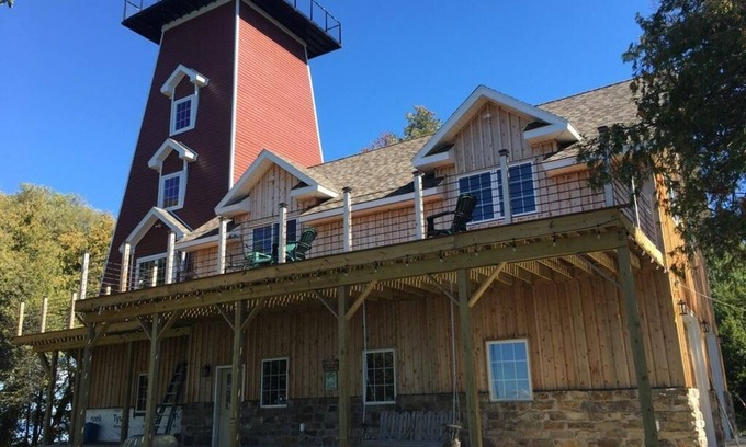 Brier Hill Apartment | Stay on the St Lawrence River in a Tower!