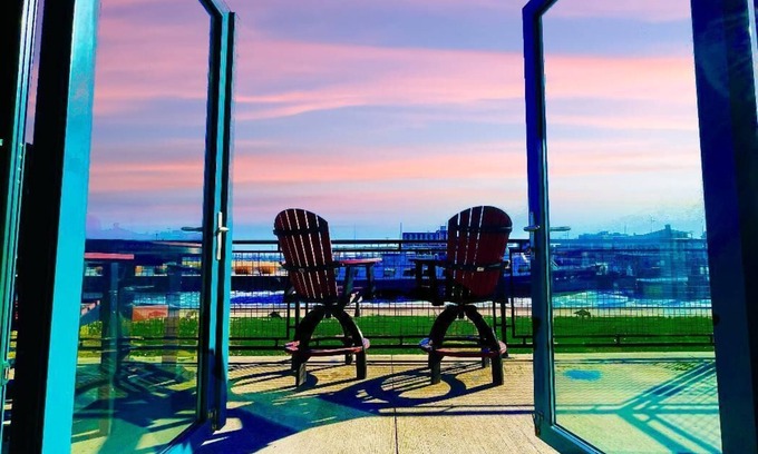 Sandusky Condo | Stay On The Water! Spectacular View Cedar Point! Downtown Walk to Ferry Restaurants Bars