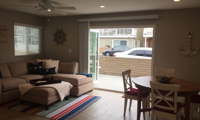 West Newport Condo | Stay Salty! Sleeps 6, Steps To The Beach.