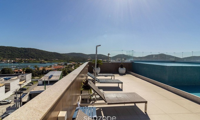 Passagem Apartment | Stay With Pool and Sauna Just Steps From the Beach in Cabo Frio - HSC