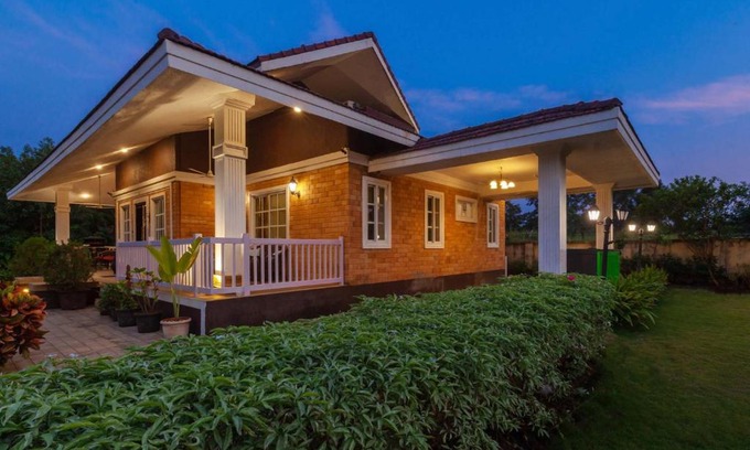 Palghar Villa | StayVista's Wandering Greens - Mountain-View Villa with Pool, Spacious Lawn & Balcony