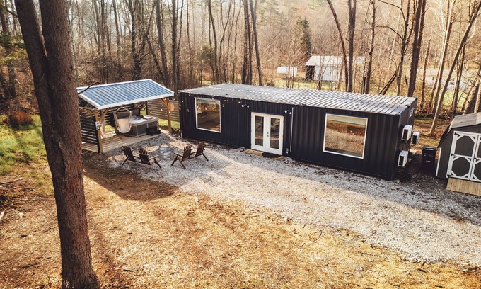 Rockbridge House | Steel Nest- a charming 2-bedroom container house Rockbridge