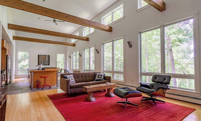 New Marlborough House | Steepletop: Nature Lover’s Paradise w/Rec Room