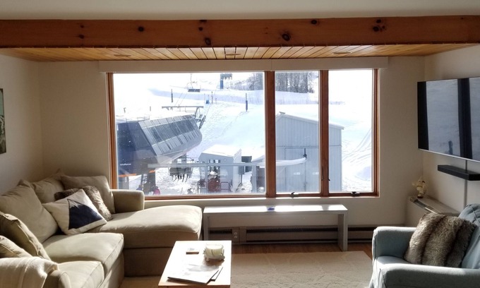 Carrabassett Valley Condo | Step out your door to Sugarloaf Ski Resort! Base area condo.