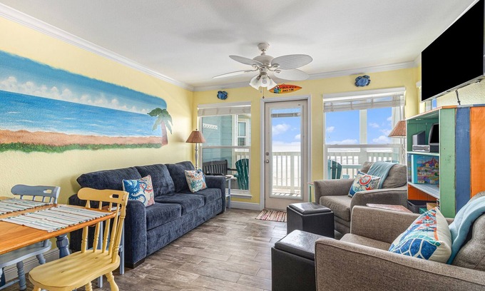 Galveston Condo | Step Right onto the Sand - Sandy Views - Seascape Resort w/Heated Pool