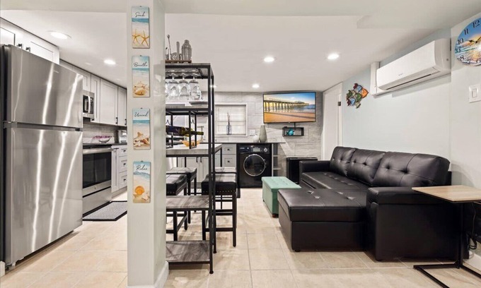 Ventnor City Apartment | Steps to Beach! Modern Garden Apt w/Patio