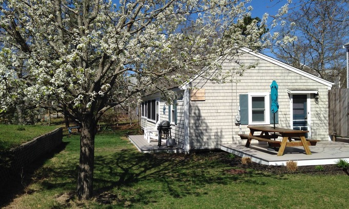 North Eastham Cottage | Steps to Cooks Brook Beach! A/C, Heat, Wifi, Outdoor Shower, Gas Grill