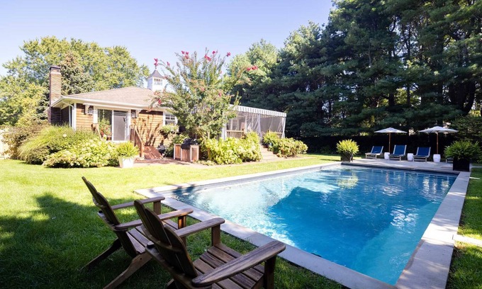 Southold House | Steves Place Heated Pool, 3BR Southold Home