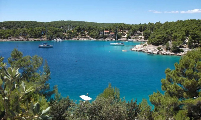 Milna (Brac) House | Stone house on Brac with amazing garden and sea view