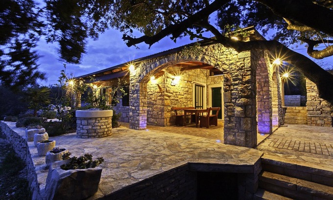 Vela Luka House | Stone House San Pelegrin-Two Bedroom Holiday Home with Terrace and Sea View