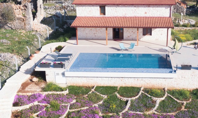 Kekova Villa | Stone house with private infinity pool in the middle of the oasis