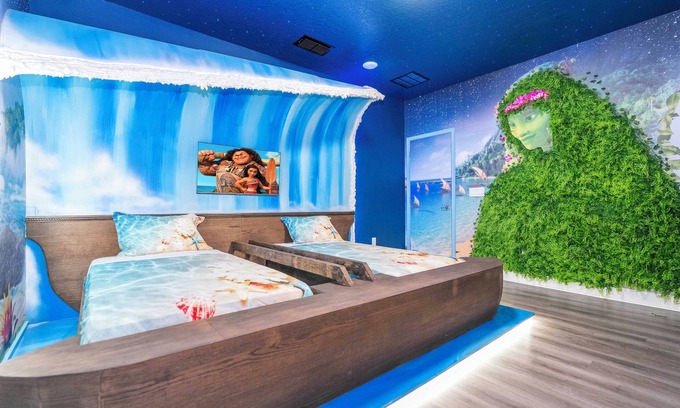 Florida Central Atlantic Coast House | STOP! 15BR Villa w/Tron & Moana Rooms – 6085