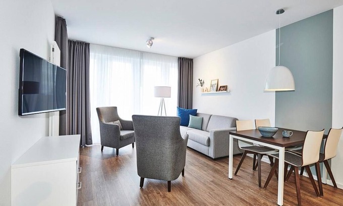 Bensersiel Apartment | Strandnahes, Modernes Apartment mit Terrasse Inkl. Schwimmbad- & Saunanutzung