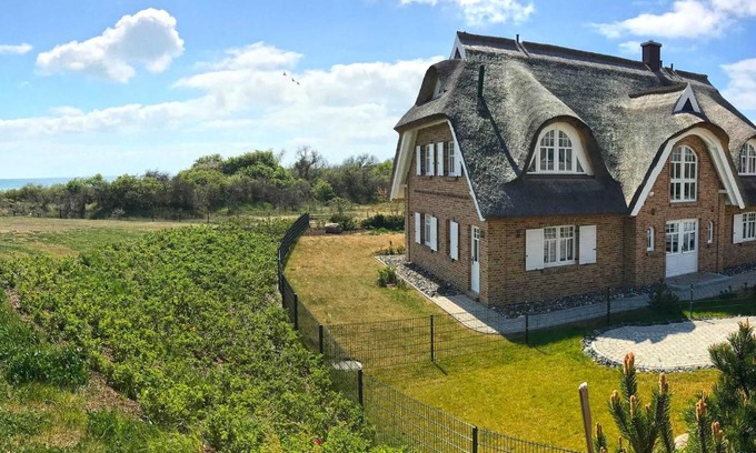 Lobbe Villa | Strandhaus 6 "Düne" in Lobbe mit Meerblick, Kamin, Sauna