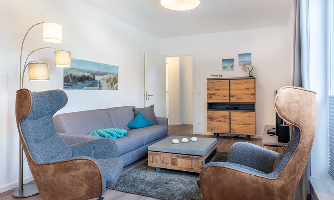 Boltenhagen Apartment | Strandnahes Familienapartment mit Toller, Sonniger Dachterrasse und Zwei Bädern