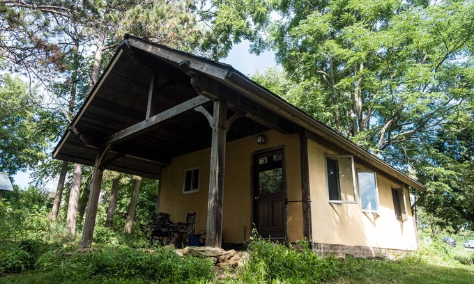 Mount Horeb Other | Straw clay sauna house on organic farm