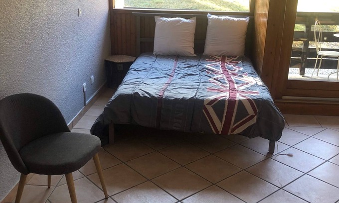 Aigueblanche Apartment | Studio 30m2 furnished renovated with lichen