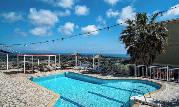 Paliki Apartment | Studio Apartment 'Ionian Balcony 2' with Sea View, Wi-Fi and Air Conditioning