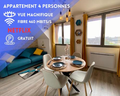 Eu Apartment | Studio Capucine - Centre ville - Jolie vue - Cosy