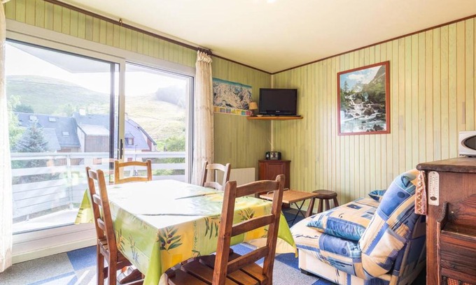 Loudervielle Apartment | Studio cosy pour 4 à Peyragudes proche des commerces - FR-1-695-39