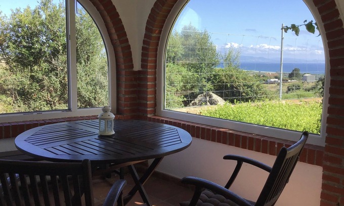 Tarifa Apartment | Studio El Estrecho, gigantic view of the strait