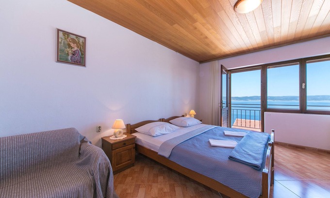 Brela Apartment | Studio flat with balcony and sea view Brela, Makarska (AS-2752-e)