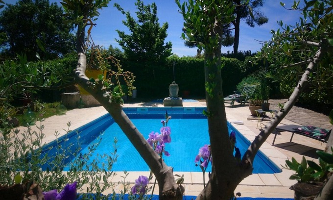 Montady Apartment | STUDIO FULL OF CHARM AND BRIGHT "BETWEEN EARTH AND SEA" SWIMMING POOL, GARDEN SPORTED.