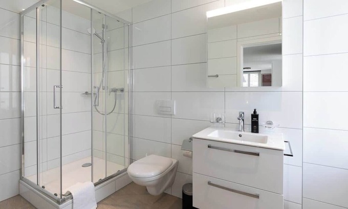 St. Gallen Apartment | Studio Gallusplatz with Parking lot and Balcony