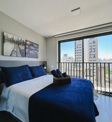 Auxiliadora Apartment | Studio GO24 POA - Moinhos - Rooftop with Pool