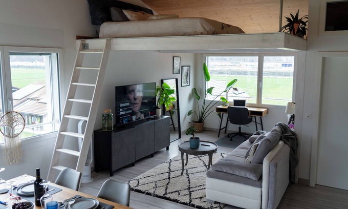 Collombey-Muraz Apartment | STUDIO.LOFT.MOUNTAINS