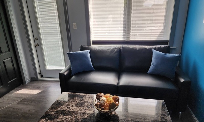 Lethbridge Apartment | Studio Loft with Patio & Hot Tub
